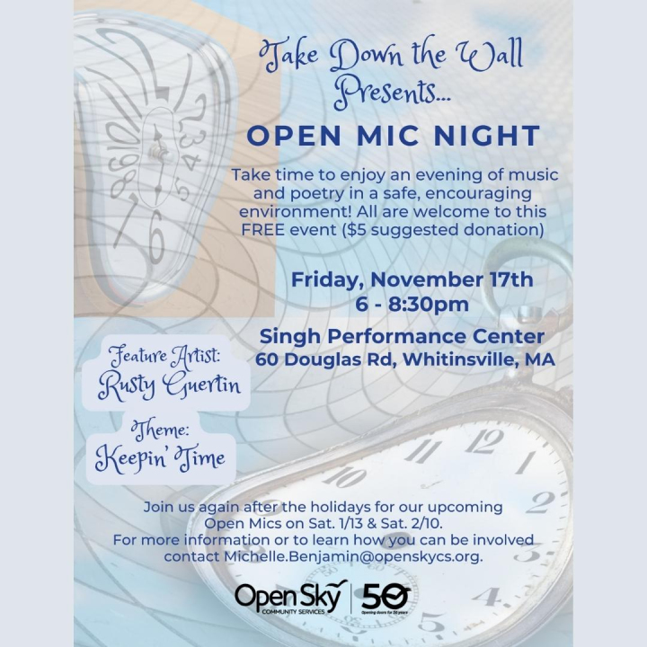 Take Down the Wall Presents: Open Mic Night